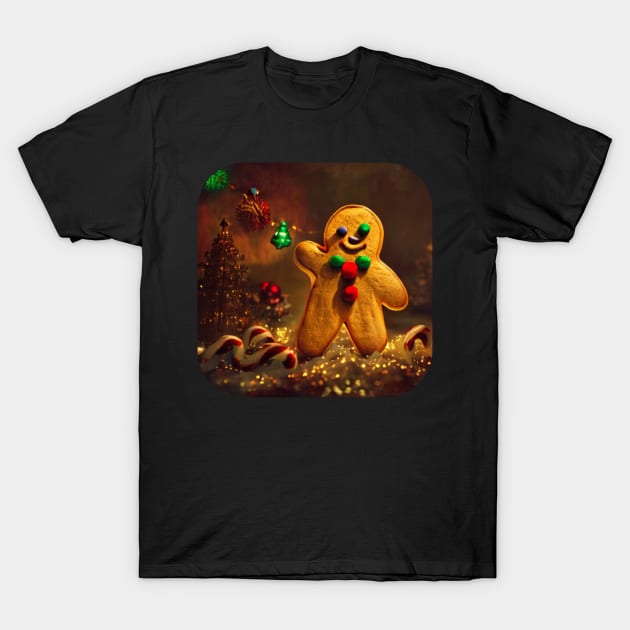 Gingerbread man T-Shirt by KK-Royal